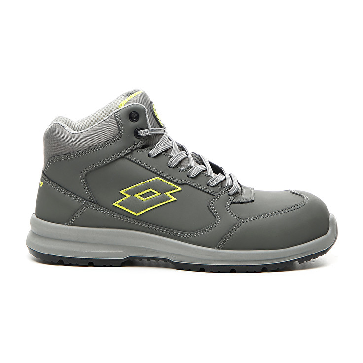 Lotto Race 200 Mid S3 An Zapatos De Seguridad Hombre - Gris - Colombia BLSYPWO-60